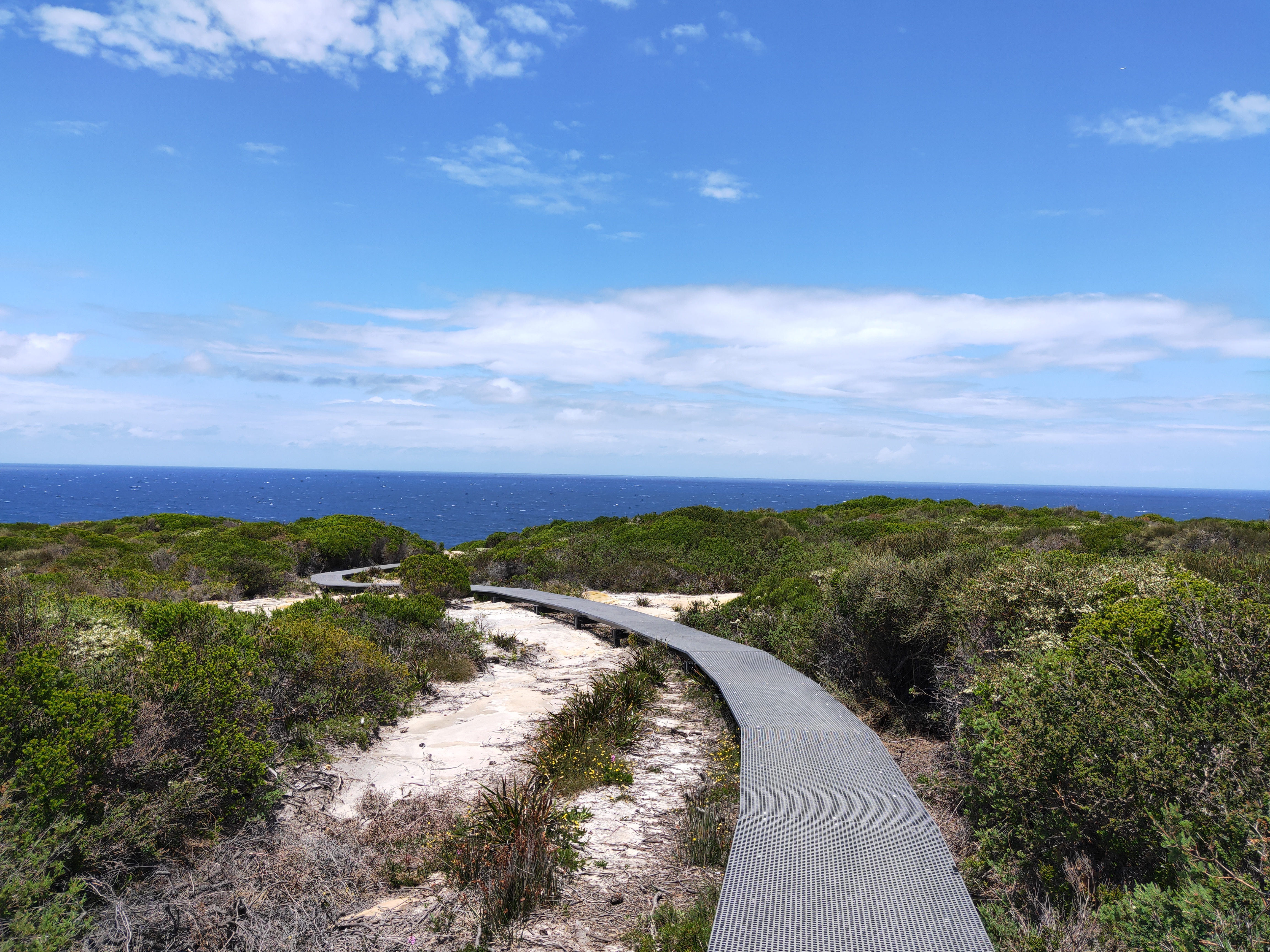 Coast track at Royal National Park